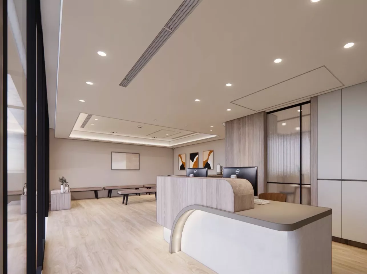 涵恩婦產科診所 同集團診所-佑達泌尿科診所 內部環境照