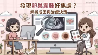 卵巢囊腫與巧克力囊腫治療封面-涵恩婦產科